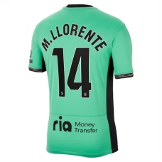 Atlético Madrid Trøje 2023-24 M. Marcos Llorente 14 Tredjetrøje