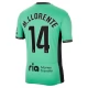 Atlético Madrid Trøje 2023-24 M. Marcos Llorente 14 Tredjetrøje