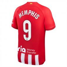 Atlético Madrid Trøje 2023-24 Memphis Depay 9 Hjemmebanetrøje