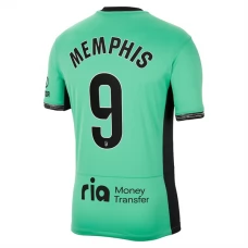Atlético Madrid Trøje 2023-24 Memphis Depay 9 Tredjetrøje