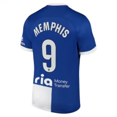 Atlético Madrid Trøje 2023-24 Memphis Depay 9 Udebanetrøje