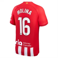 Atlético Madrid Trøje 2023-24 Molina 16 Hjemmebanetrøje