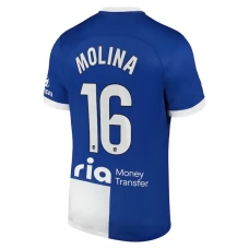 Atlético Madrid Trøje 2023-24 Molina 16 Udebanetrøje