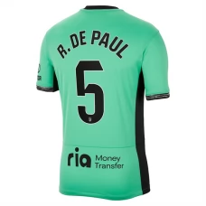 Atlético Madrid Trøje 2023-24 R. De Rodrigo De Paul 5 Tredjetrøje