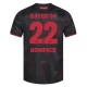 Bayer 04 Leverkusen Boniface 22 Hjemmebanetrøje 2025-26 Fodboldsæt
