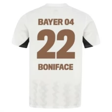 Bayer 04 Leverkusen Boniface 22 Udebanetrøje 2024-25 Fodboldsæt