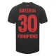 Bayer 04 Leverkusen Frimpong 30 Hjemmebanetrøje 2023-24 Fodboldsæt