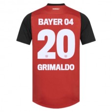 Bayer 04 Leverkusen Grimaldo 20 Hjemmebanetrøje 2024-25 Fodboldsæt
