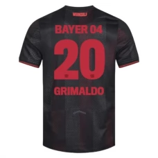 Bayer 04 Leverkusen Grimaldo 20 Hjemmebanetrøje 2025-26 Fodboldsæt