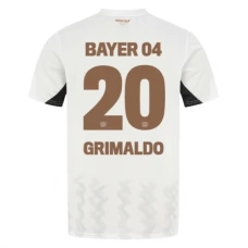 Bayer 04 Leverkusen Grimaldo 20 Udebanetrøje 2024-25 Fodboldsæt