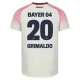Bayer 04 Leverkusen Grimaldo 20 Udebanetrøje 2025-26 Fodboldsæt