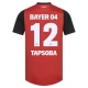 Bayer 04 Leverkusen Tapsoba 12 Hjemmebanetrøje 2024-25 Fodboldsæt
