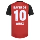 Bayer 04 Leverkusen Wirtz 10 Hjemmebanetrøje 2024-25 Fodboldsæt