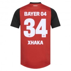 Bayer 04 Leverkusen Xhaka 34 Hjemmebanetrøje 2024-25 Fodboldsæt