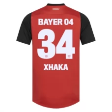 Bayer 04 Leverkusen Xhaka 34 Hjemmebanetrøje 2024-25 Fodboldsæt