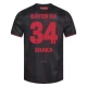 Bayer 04 Leverkusen Xhaka 34 Hjemmebanetrøje 2025-26 Fodboldsæt