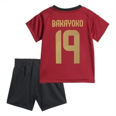 Belgien EM 2024 Børn Bakayoko 19 Hjemmebanetrøje Fodboldsæt