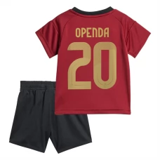 Belgien EM 2024 Børn Openda 20 Hjemmebanetrøje Fodboldsæt