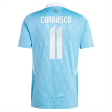 Belgien EM 2024 Carrasco 11 Udebanetrøje Fodboldsæt