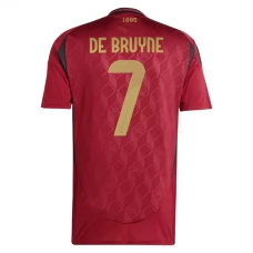Belgien EM 2024 De Bruyne 7 Hjemmebanetrøje Fodboldsæt