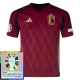 Belgien EM 2024 Hjemmebanetrøje Fodboldsæt Patch