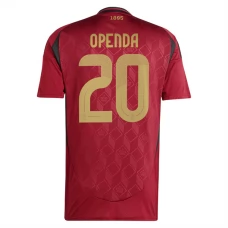 Belgien EM 2024 Openda 20 Hjemmebanetrøje Fodboldsæt