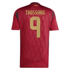Belgien EM 2024 Trossard 9 Hjemmebanetrøje Fodboldsæt