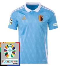 Belgien EM 2024 Udebanetrøje Fodboldsæt Patch