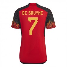 Belgien VM Trøje 2022 Kevin De Bruyne 7 Hjemmebanetrøje