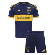 Boca Juniors Børn Hjemmebanetrøje 2025-26 Fodboldsæt