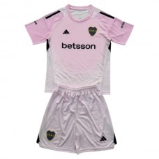 Boca Juniors Børn Målmand Udebanetrøje 2025-26 Fodboldsæt