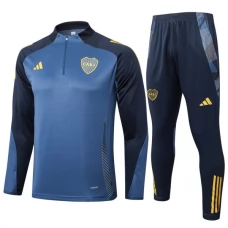 Boca Juniors Træningssæt 2024-25 - 1-4 Zip Blå