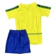 Brasilien Børn Hjemmebanetrøje Retro 2002 Fodboldsæt