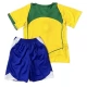 Brasilien Børn Hjemmebanetrøje Retro 2004 Fodboldsæt