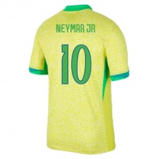 Brasilien Copa América 2024 Neymar Jr 10 Hjemmebanetrøje Fodboldsæt