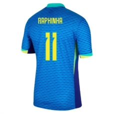 Brasilien Copa América 2024 Raphinha 11 Udebanetrøje Fodboldsæt
