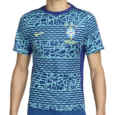 Brasilien Hjemmebanetrøje Pre-Match 2024 Fodboldsæt
