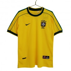 Brasilien Hjemmebanetrøje Retro 1998 Fodboldsæt