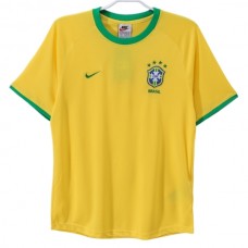 Brasilien Hjemmebanetrøje Retro 2000 Fodboldsæt