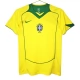 Brasilien Hjemmebanetrøje Retro 2004 Fodboldsæt