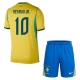 Brasilien Neymar Jr. 10 VM Hjemmebanetrøje 2026 Børn