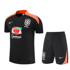 Brasilien Trænings T-shirt Sæt 2025-26 - Shorts Sort