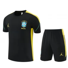 Brasilien Træningssæt(Trøje+Shorts) 2026-27 Sort