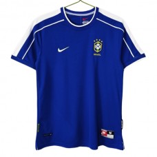 Brasilien Udebanetrøje Retro 1998 Fodboldsæt