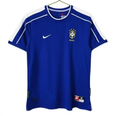 Brasilien Udebanetrøje Retro 1998 Fodboldsæt