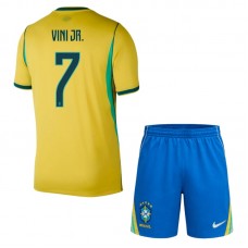Brasilien Vini Jr. 7 VM Hjemmebanetrøje 2026 Børn