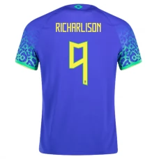 Brasilien VM 2022 Richarlison 9 Udebanetrøje Fodboldsæt
