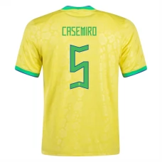 Brasilien VM Trøje 2022 Casemiro 5 Hjemmebanetrøje