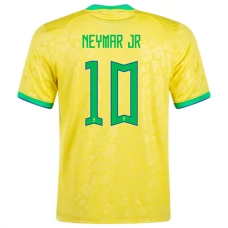 Brasilien VM Trøje 2022 Neymar Jr 10 Hjemmebanetrøje