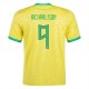 Brasilien VM Trøje 2022 Richarlison 9 Hjemmebanetrøje